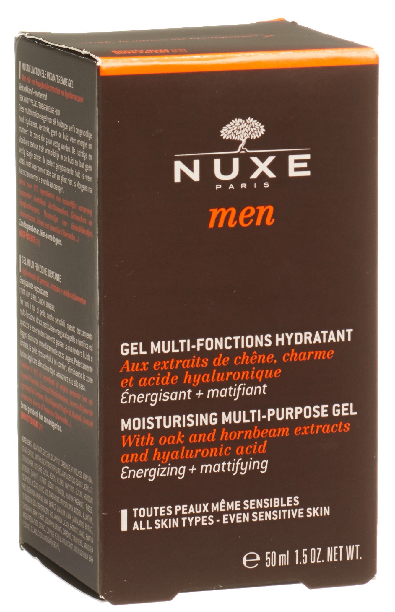 NUXE Men Gel Hydratant Multi Funct<br>50 ml