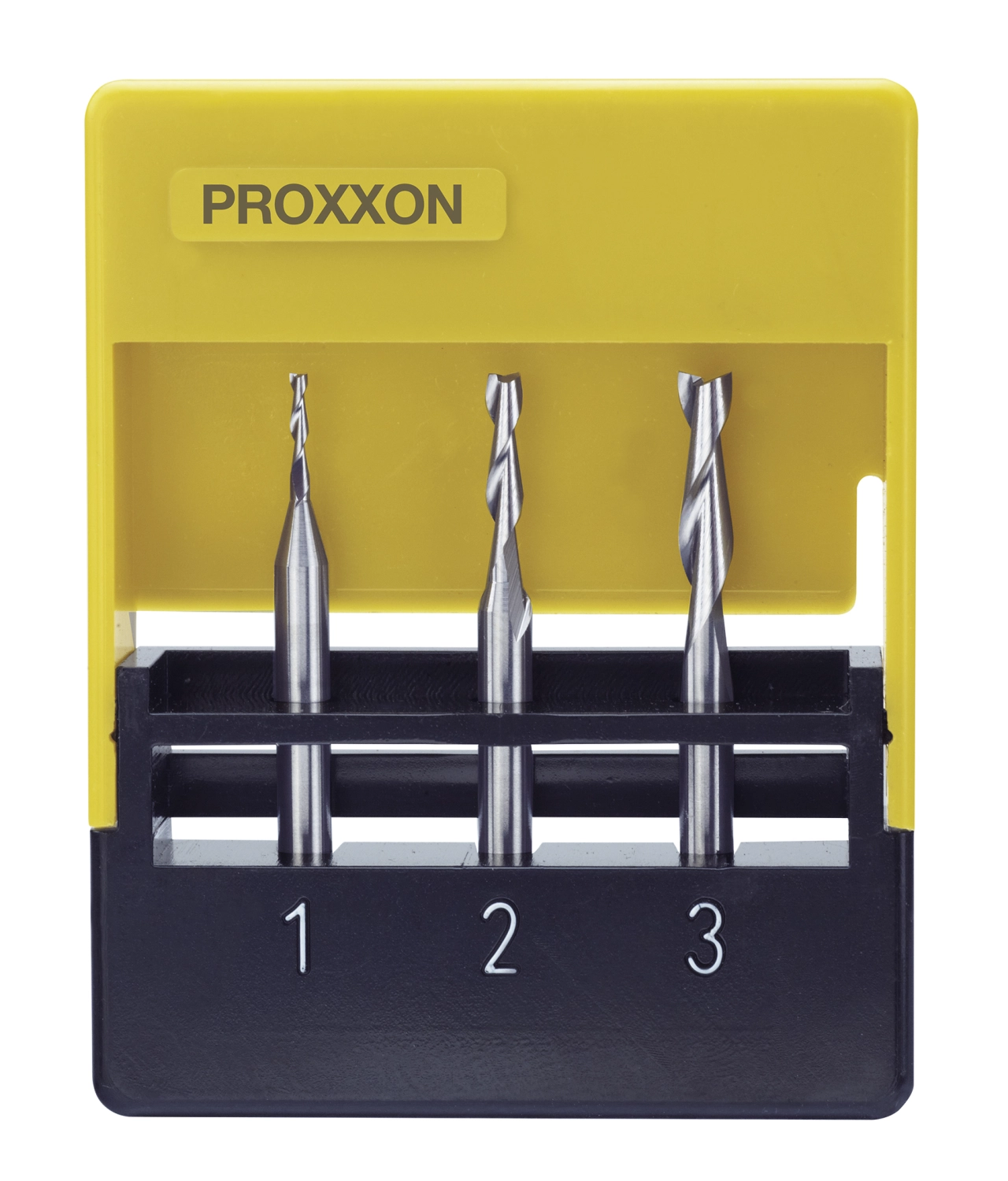 Proxxon Hardmetalen schachtfreesset 3-dlg. (1-2-3 mm)