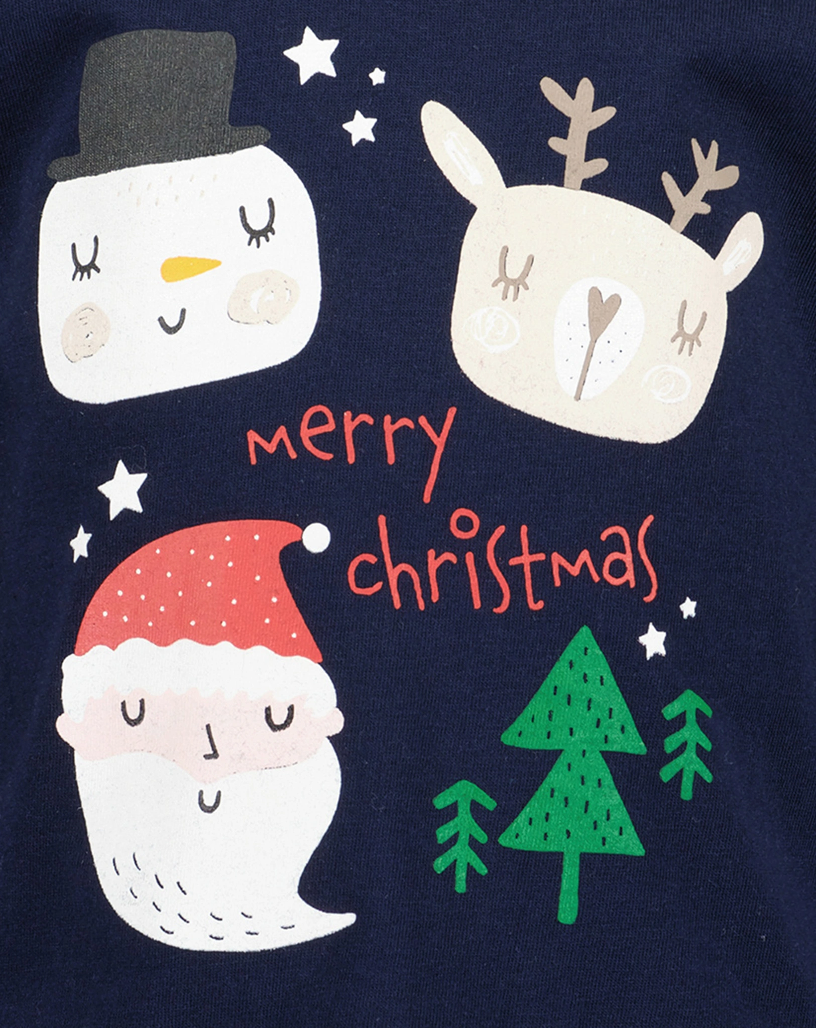Langarmshirt CHRISTMAS CREW in ultramarin