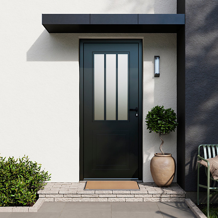 Porte d'entrée FORTIA alu Sestri 96 x h.218 cm poussant gauche