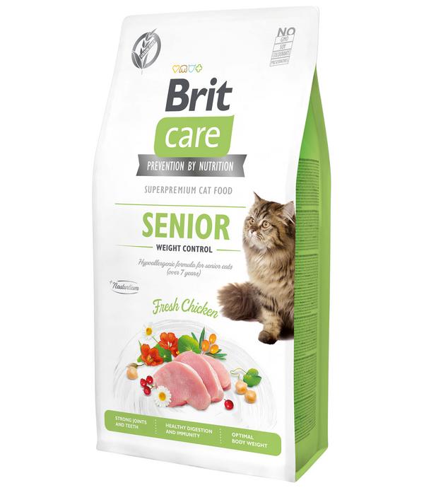 Brit Care Trockenfutter für Katzen Senior