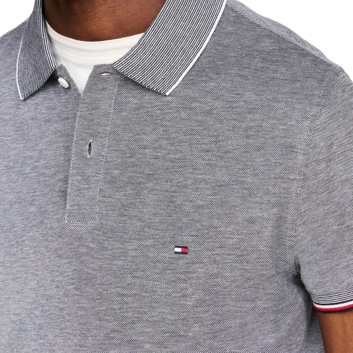 Tommy Hilfiger Mouline Oxford Tipping Slim Polo Heren
