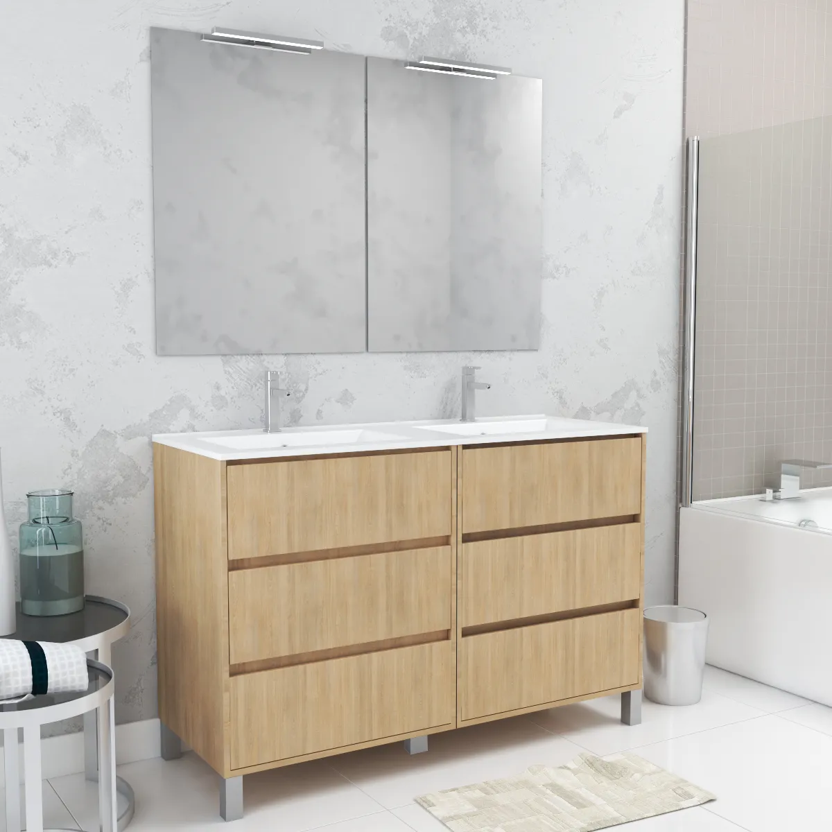 AURLANE Meuble salle de bain Xenos
