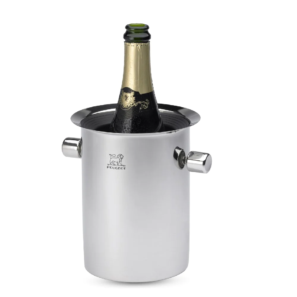 Seau à champagne équilibreur thermique avec glacettes 19 cm Peugeot