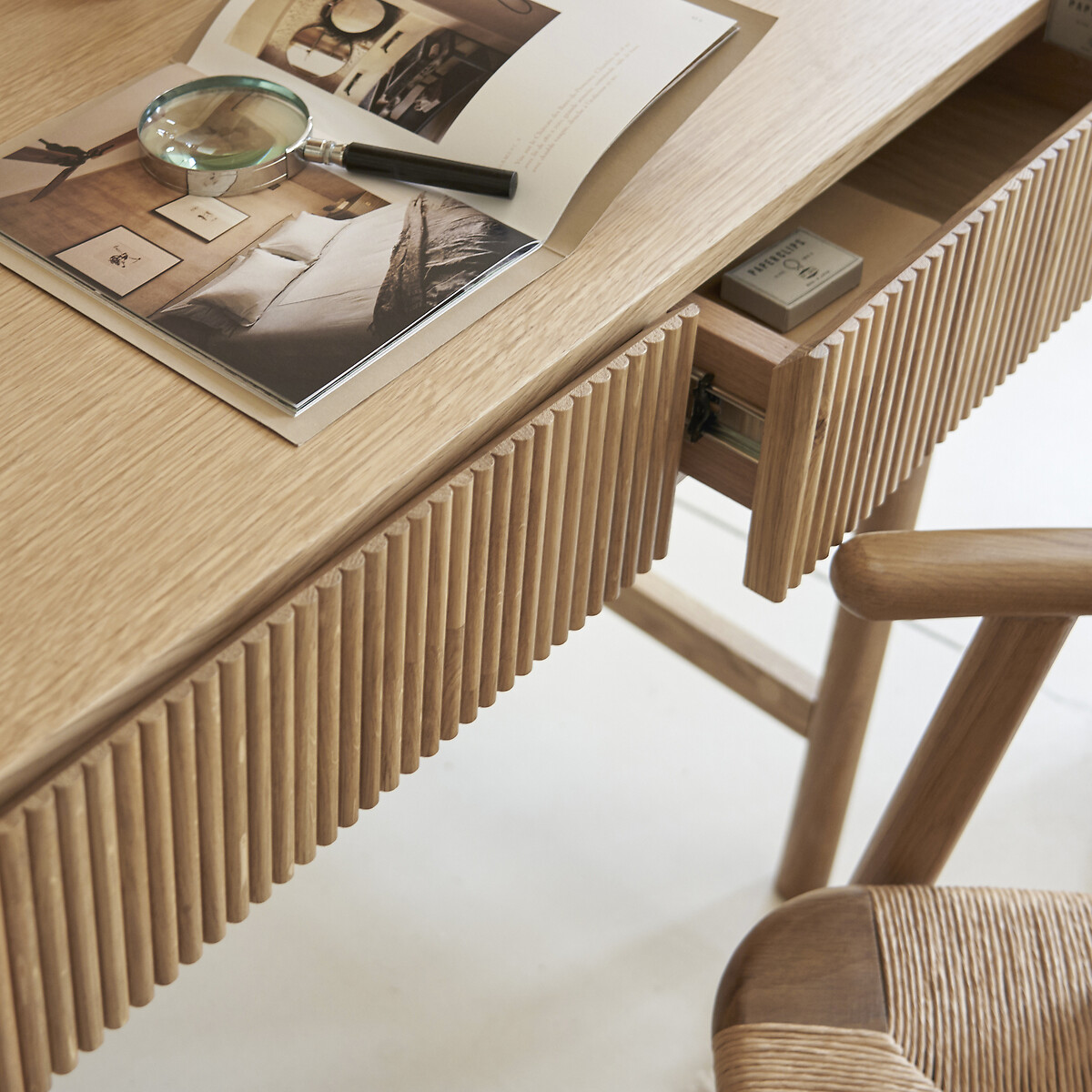 LA REDOUTE INTERIEURS<br>Secretária com 2 gavetas, Bilbao
