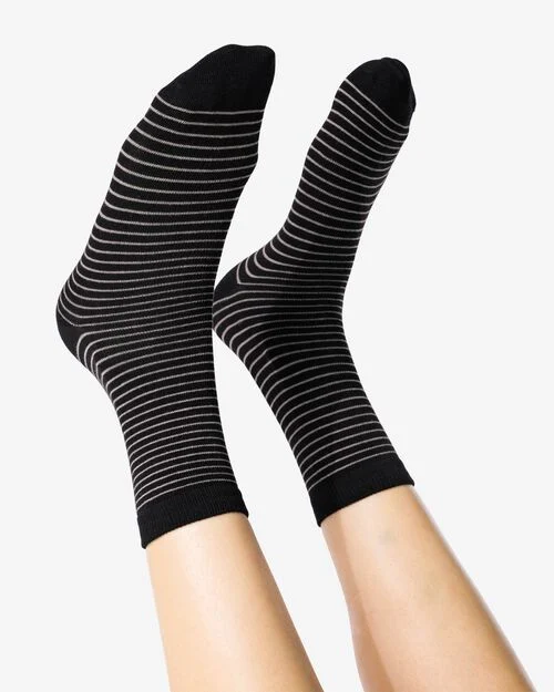 chaussettes avec bambou sans couture pour femme - 2 paires beige