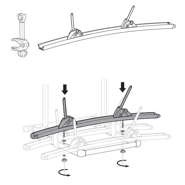 Kit 3ème vélo Thule Elite G2