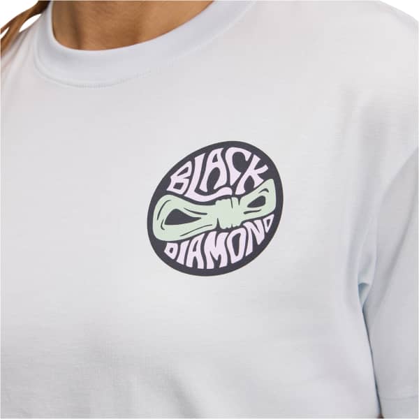 T-shirt escalade BLACK DIAMOND W ROPE BADGE SS TEE BELAY BLUE