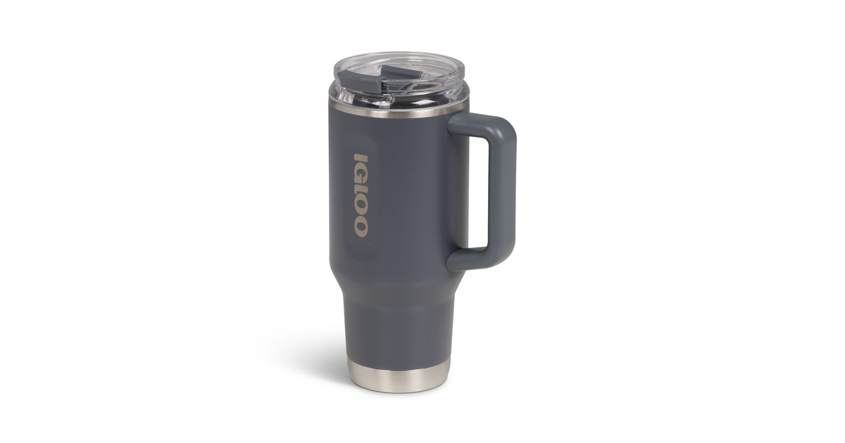 IglooFlip ‘n’ Sip Travel Mug 32 oz, 0,95 liter drinkfles  (Carbon)