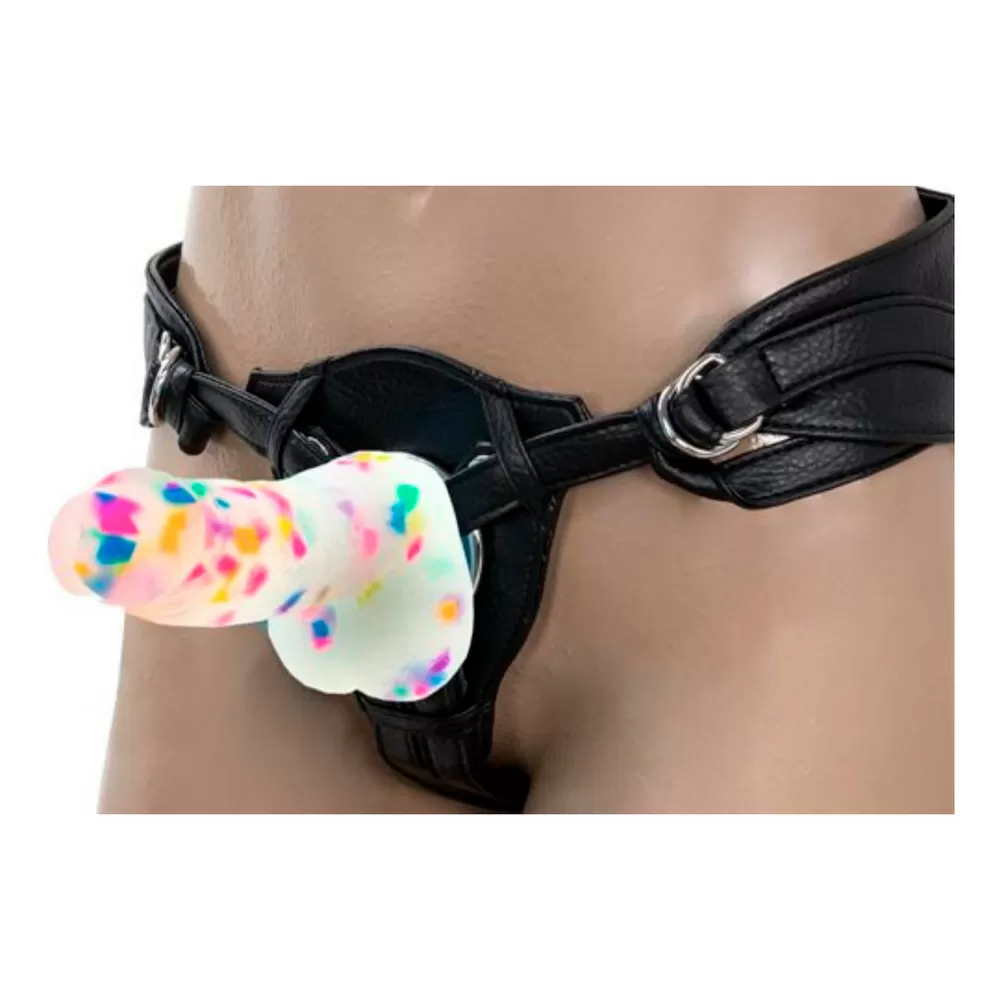 Addiction Party Marty Confetti Dildo - 18 cm.