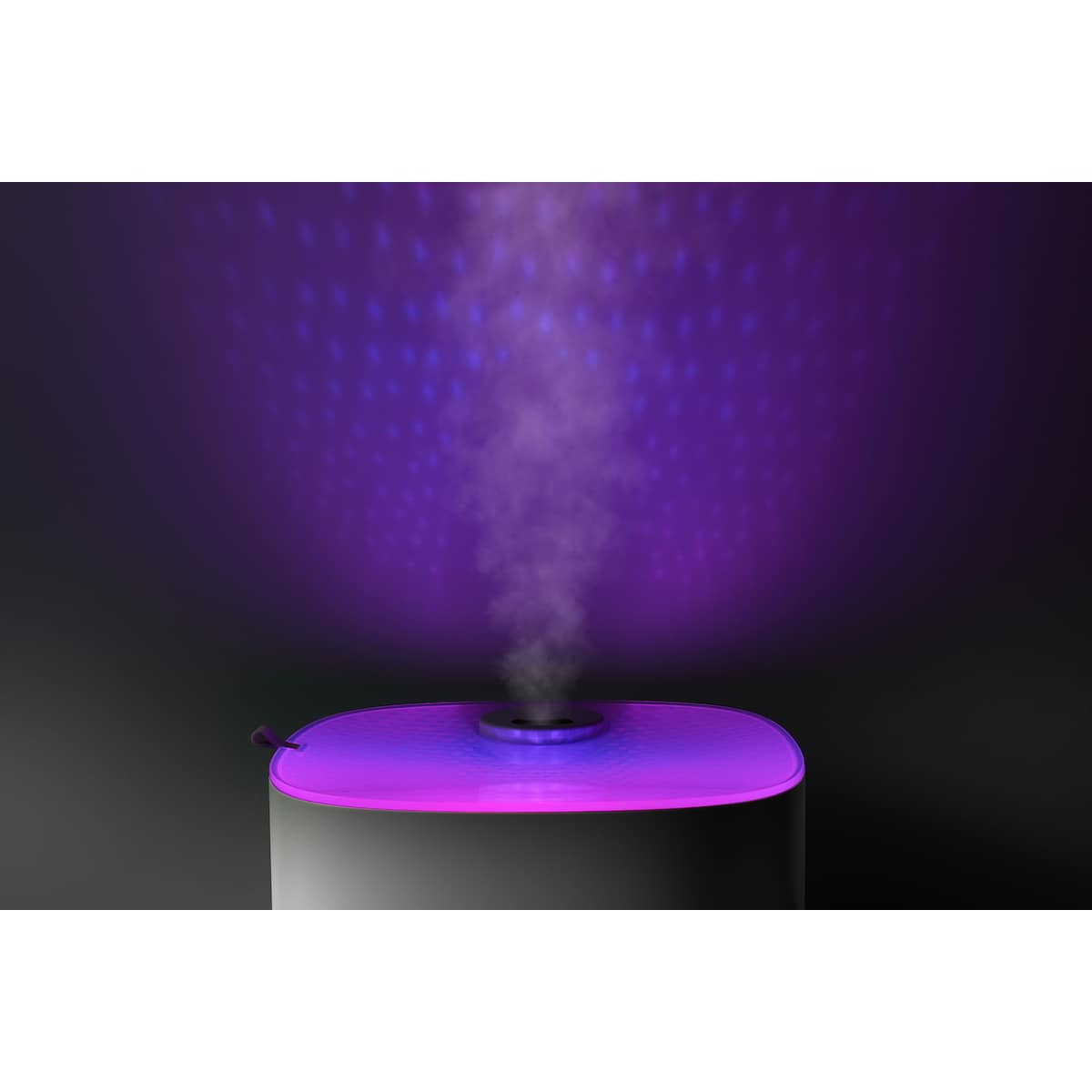 Apt Ultrasonic kjølig luftfukter (grå)