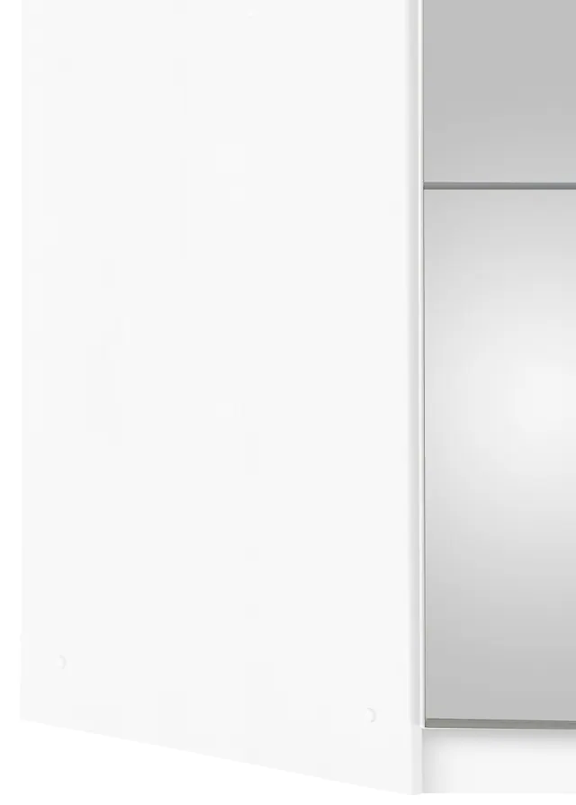 priess Eckkleiderschrank »Malaga Schlafzimmerschrank Ecklösung erweiterbar in drei Farben« Kleiderschrank Schrank Garderobe Stauraumwunder mit Spiegel