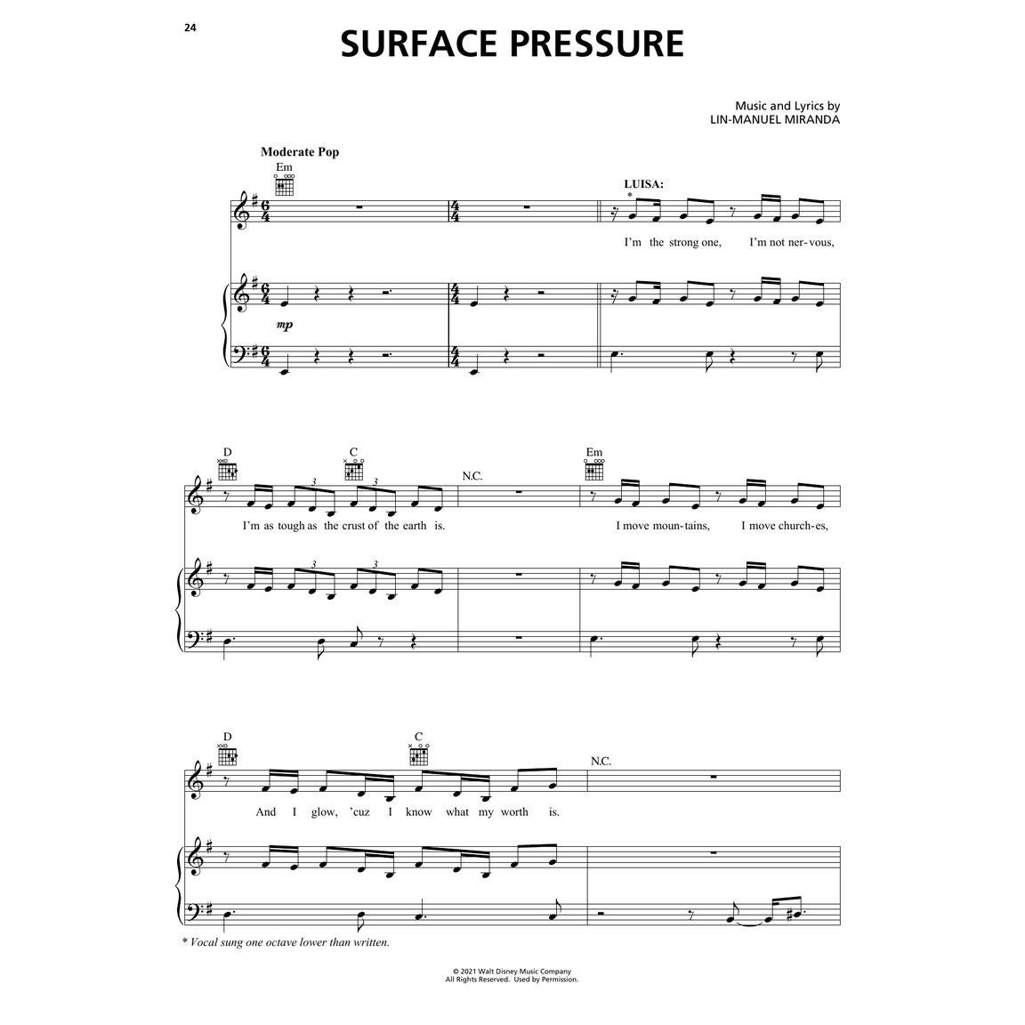 Hal Leonard Disney Encanto voor piano, zang en gitaar