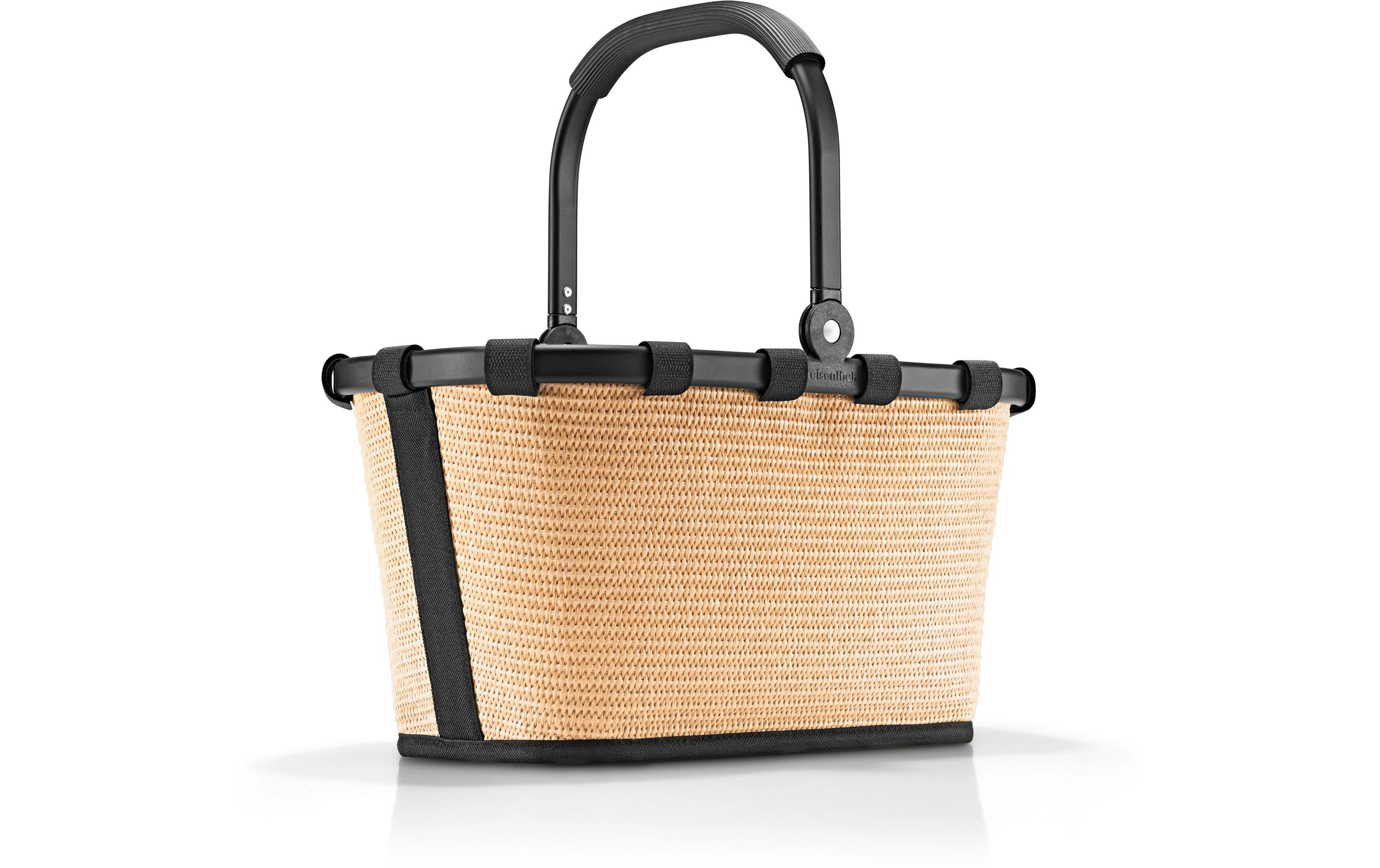 Einkaufskorb Carrybag XS Frame Raffia BlackEinkaufstasche für Kinder