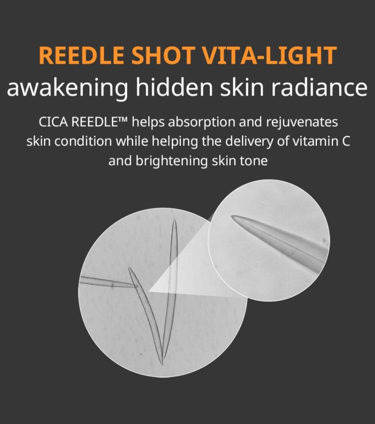 VT Cosmetics - Máscaras faciais Reedle Shot Vita-Light - 30ea