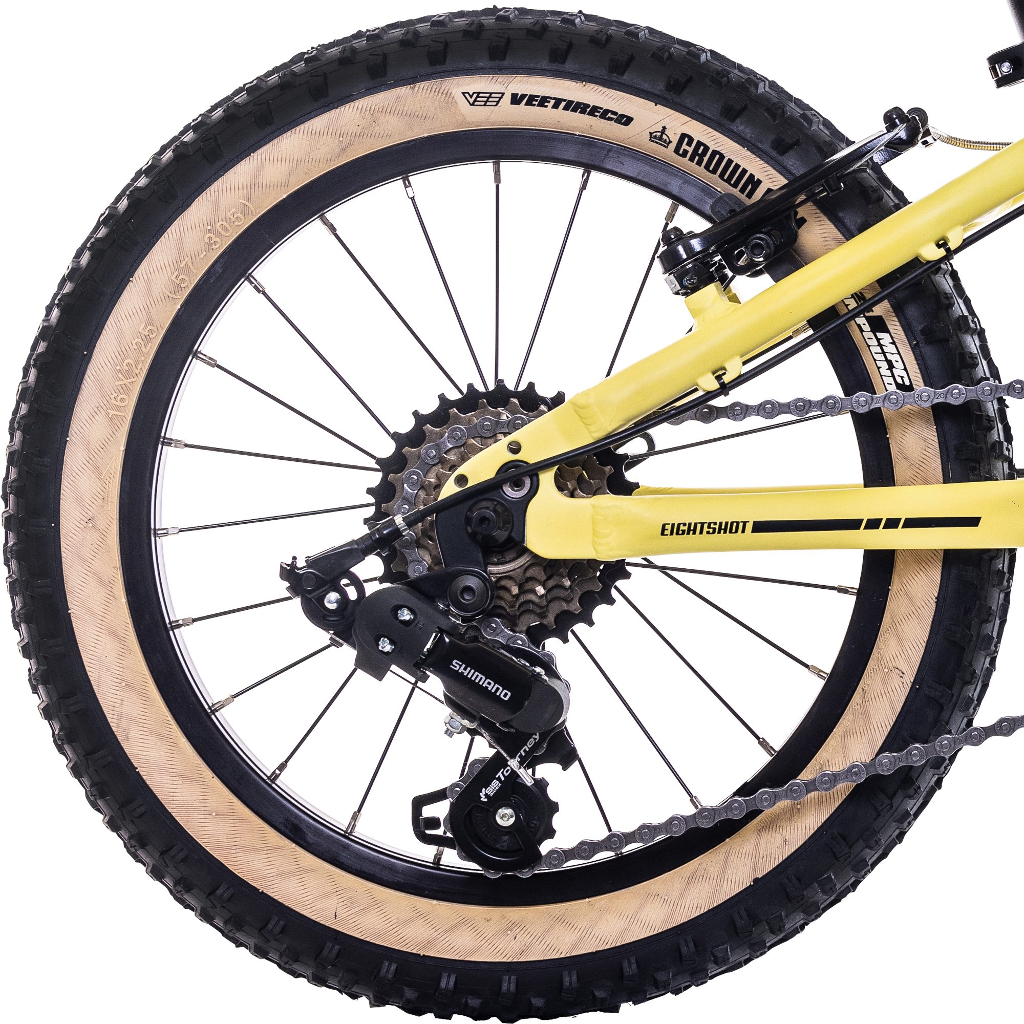 Eightshot X-Coady 16 SL Kinder Fahrrad lemon