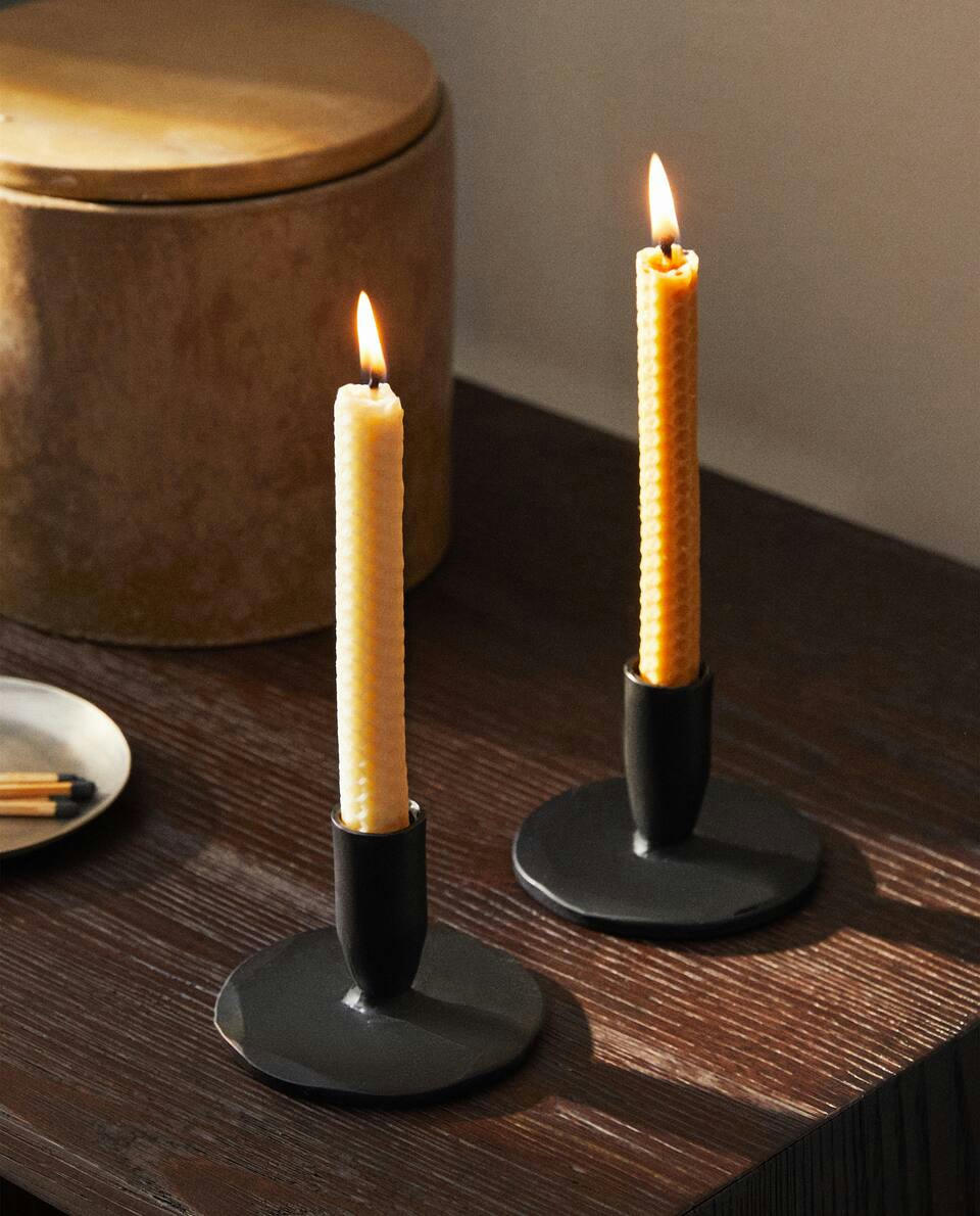 PACOTE DE VELAS DE CERA DE ABELHA (PACOTE COM 4)