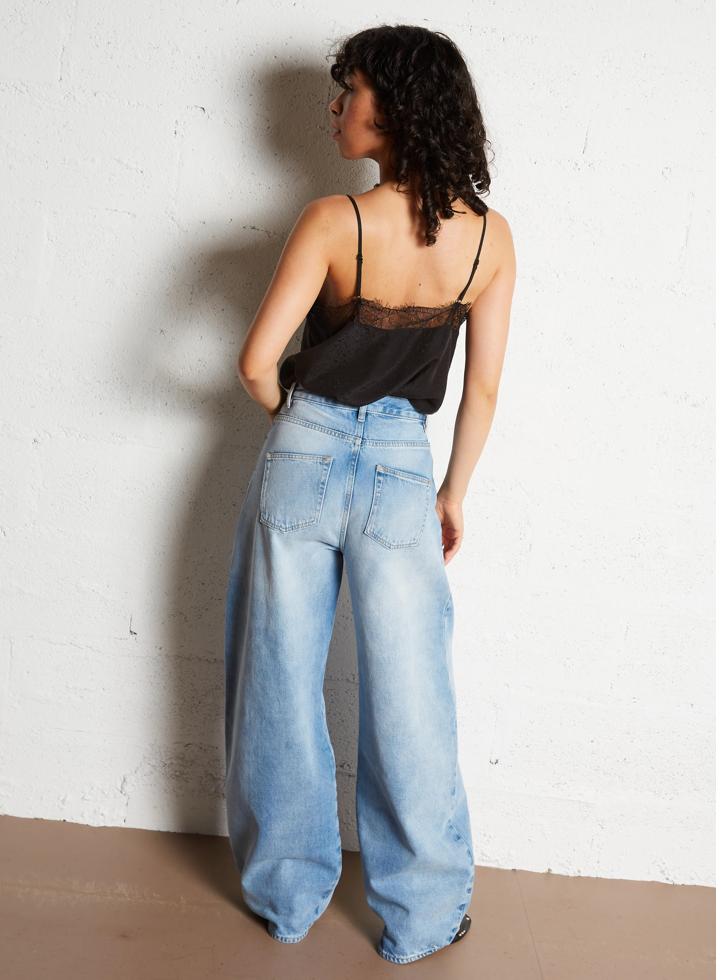 MEXICO - Jean baggy en coton | Bleu