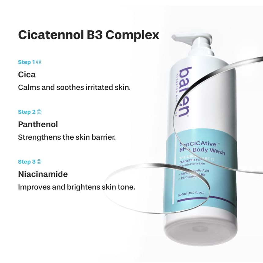 baren - SenCICAtive BHA Body Wash