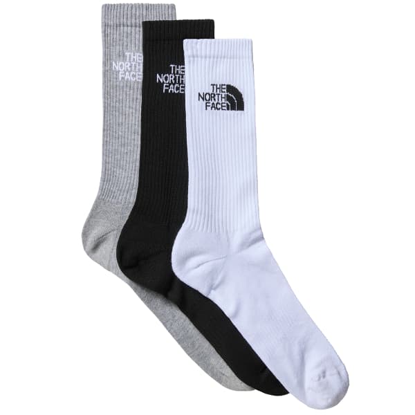 Chaussette THE NORTH FACE MULTI SPORT CUSH CREW SOCK 3P BLACK ASSORTED