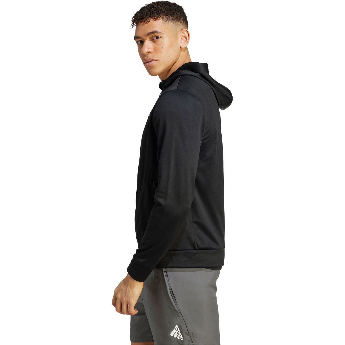 adidas Train Essentials Full Zip Hood Træningstrøje Herre
