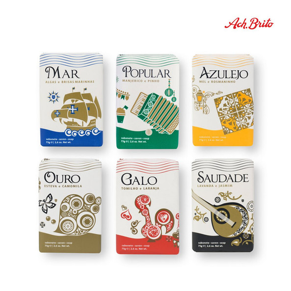 Ach. Brito® 35603 - Savons à base de savon végétal et enrichis à l'huile d'olive (75 g)