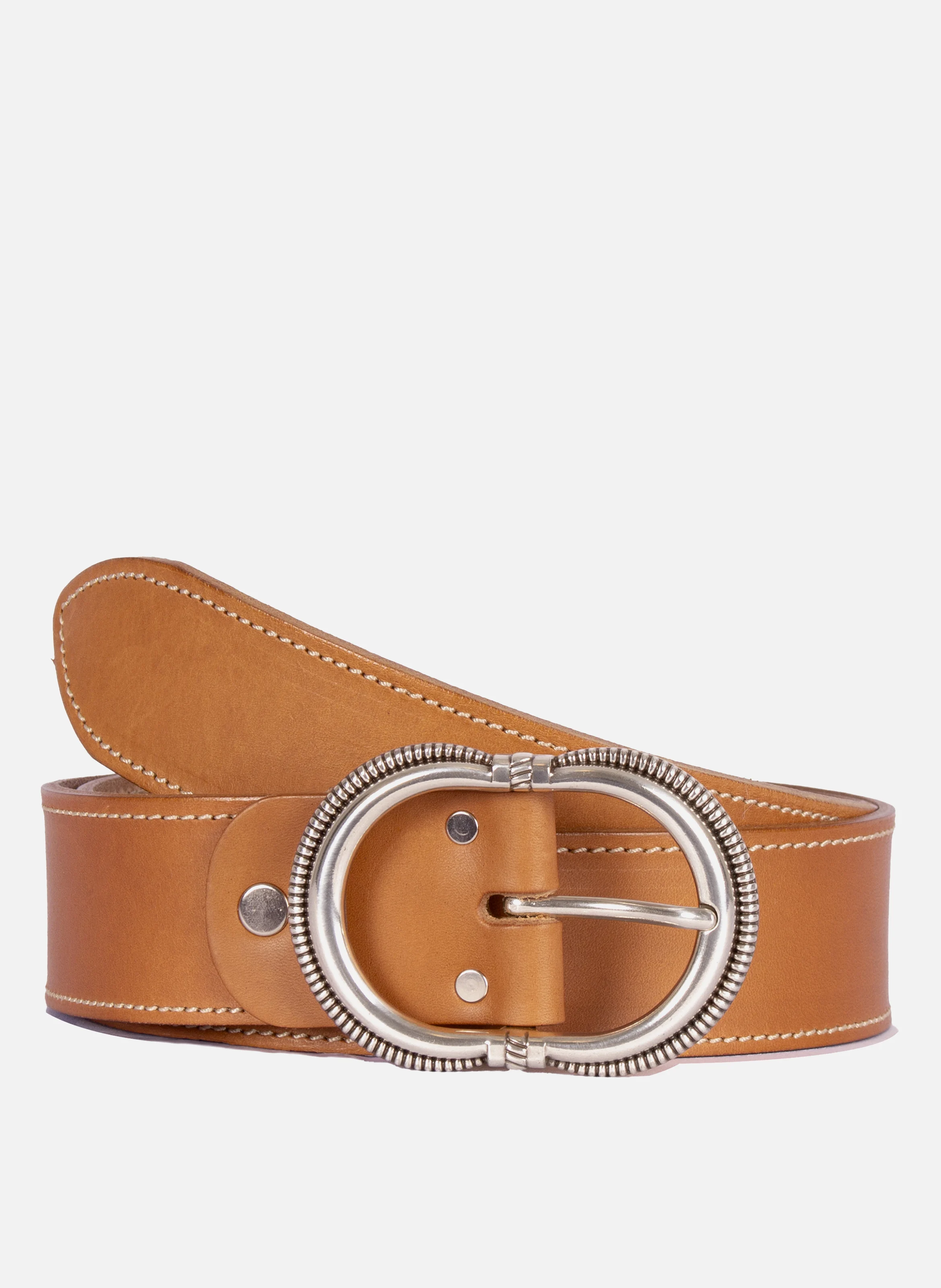 Ceinture camargue cuir | Marron