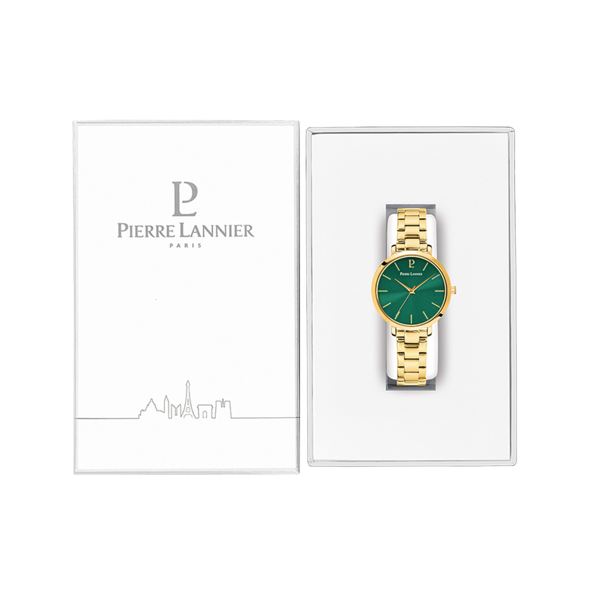 Montre PIERRE LANNIER Chouquette femme bracelet acier doré