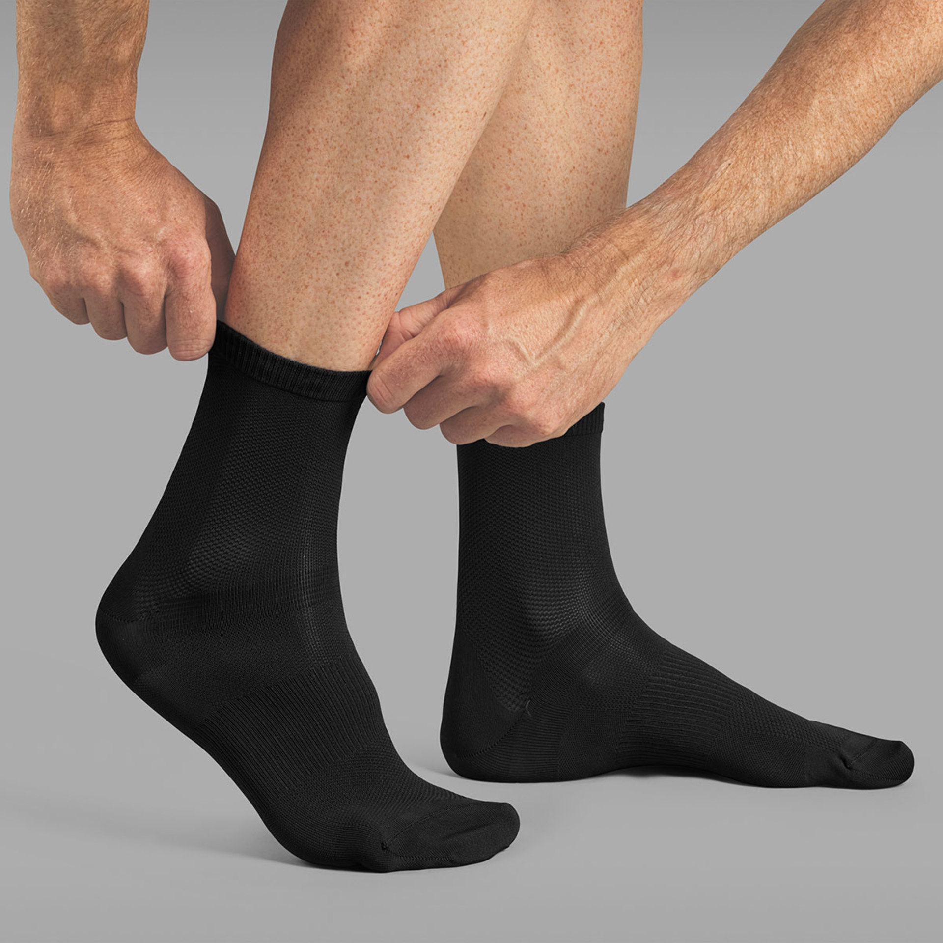 GripGrab Lightweight Airflow Short Fietssokken Zwart