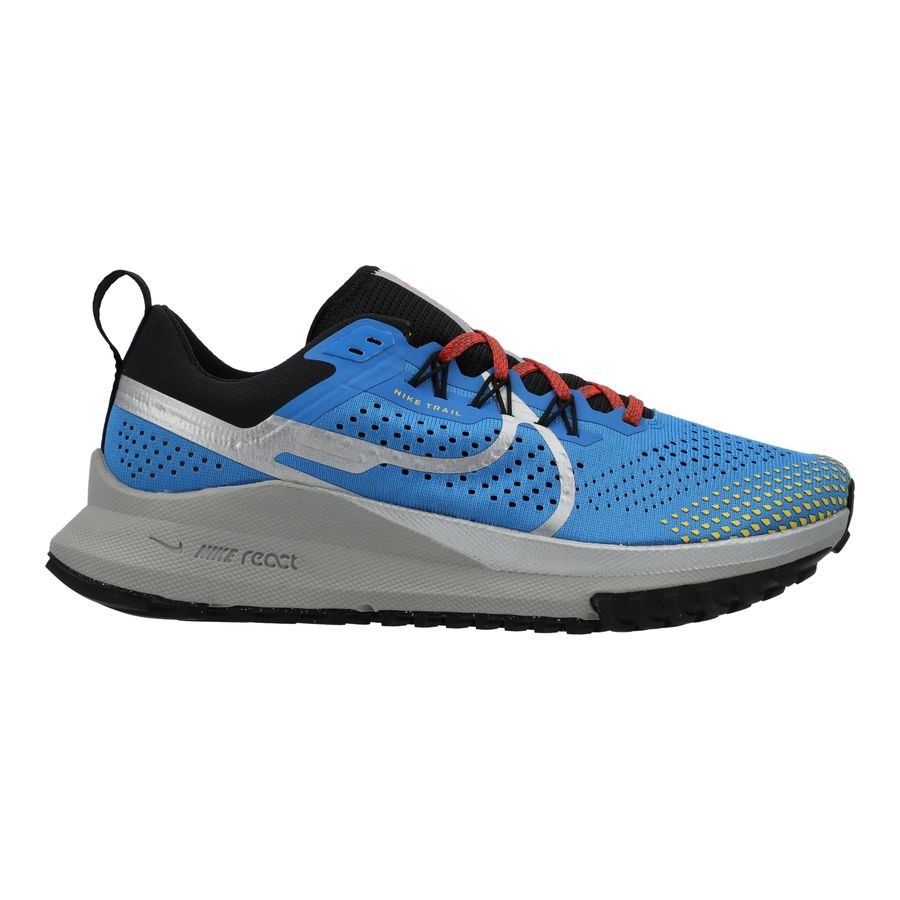 Nike Chaussures de Running React Pegasus Trail 4 - Bleu/Argenté/Rouge Femme