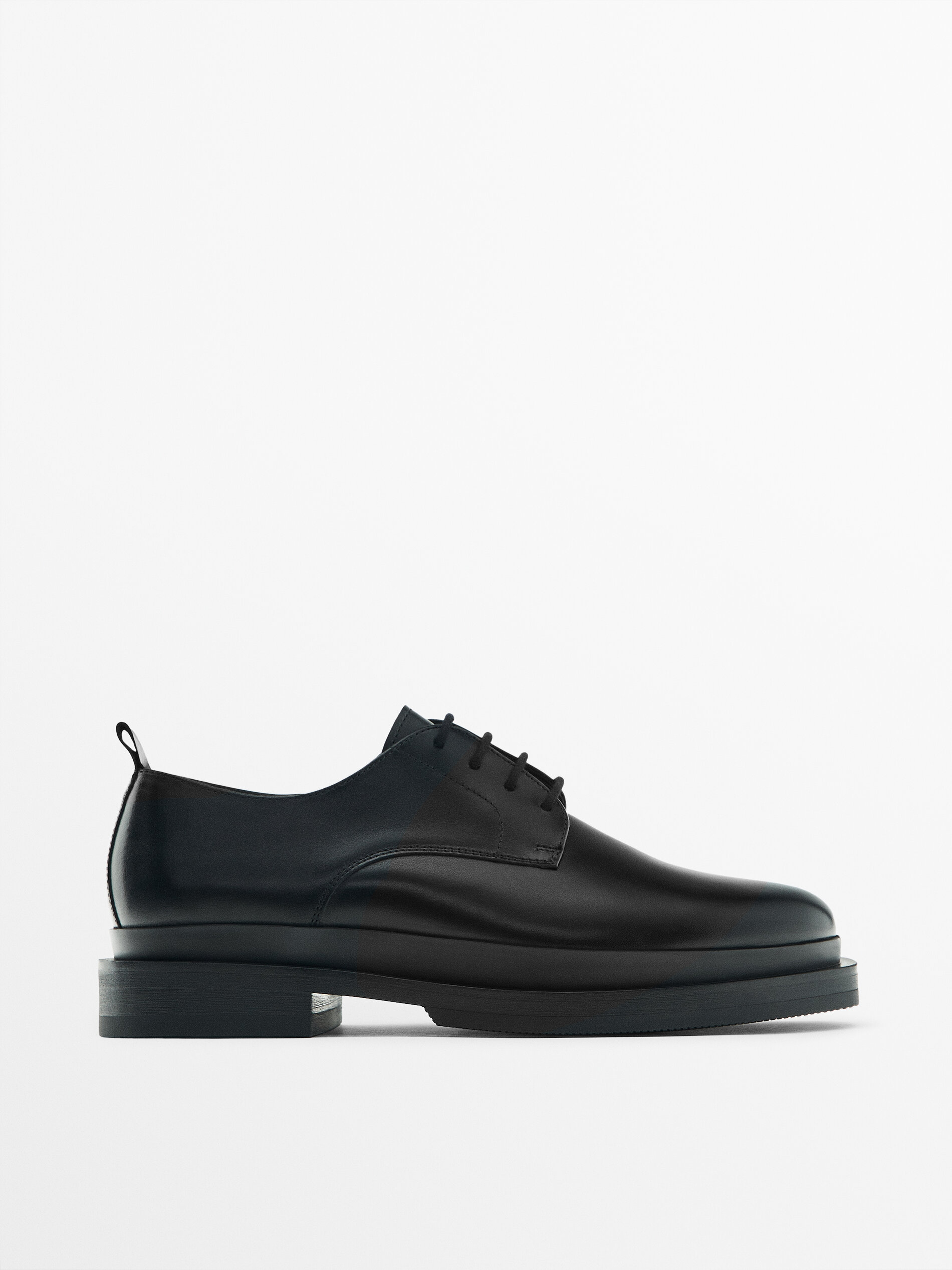 Sapato de couro napa preto - Studio - PRETO