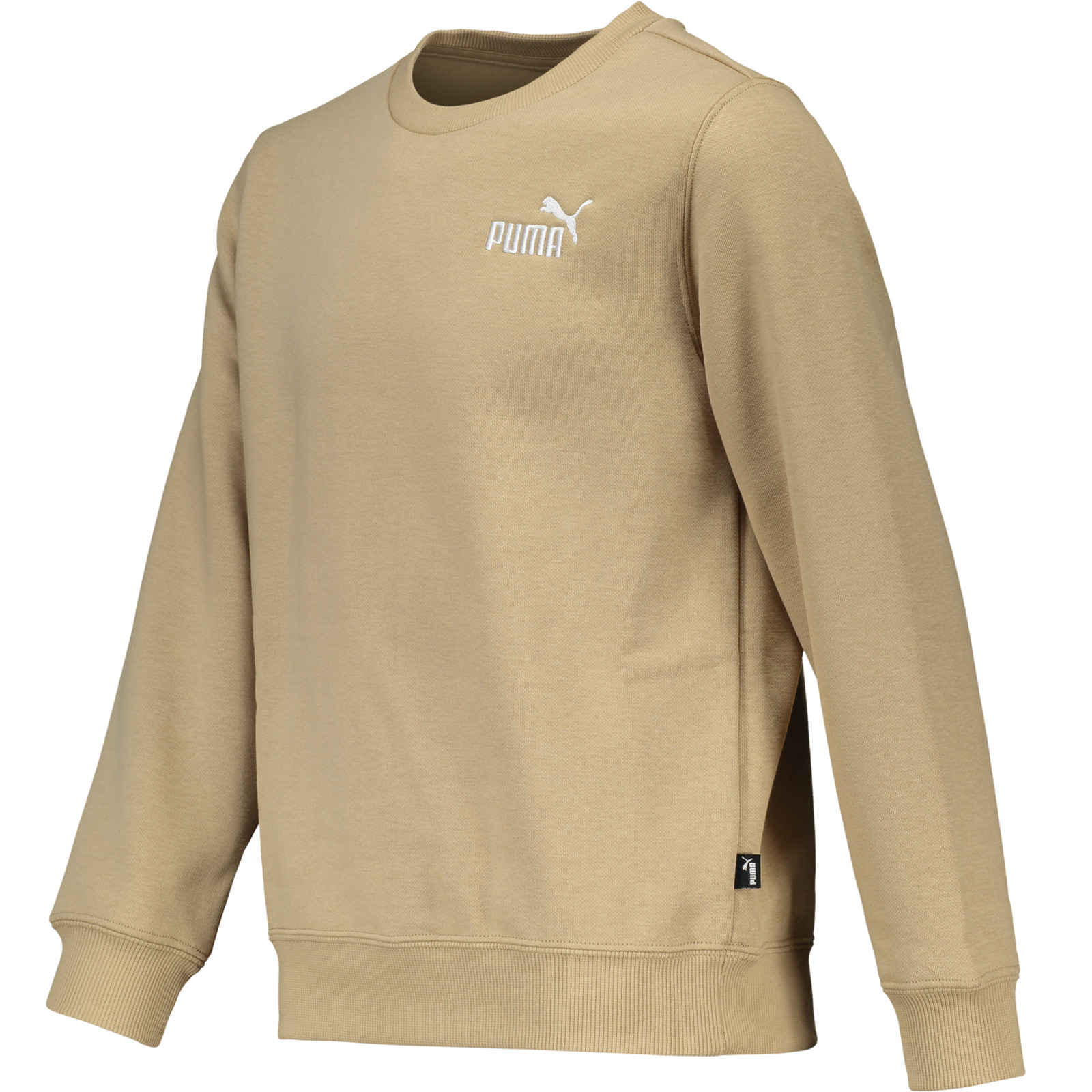 Puma Kinder-Sweatshirt ESS+ Embroidery hellbraun, 140