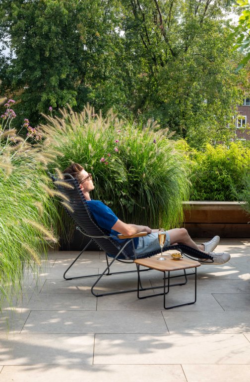 Houe Click Sunlounger ligstoel Black