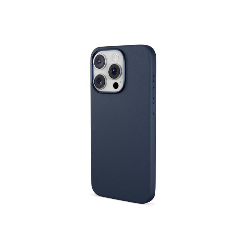 iPhone 16 Pro Max Mag  MagSafe Echtleder Hülle (91110131600001) - Blau