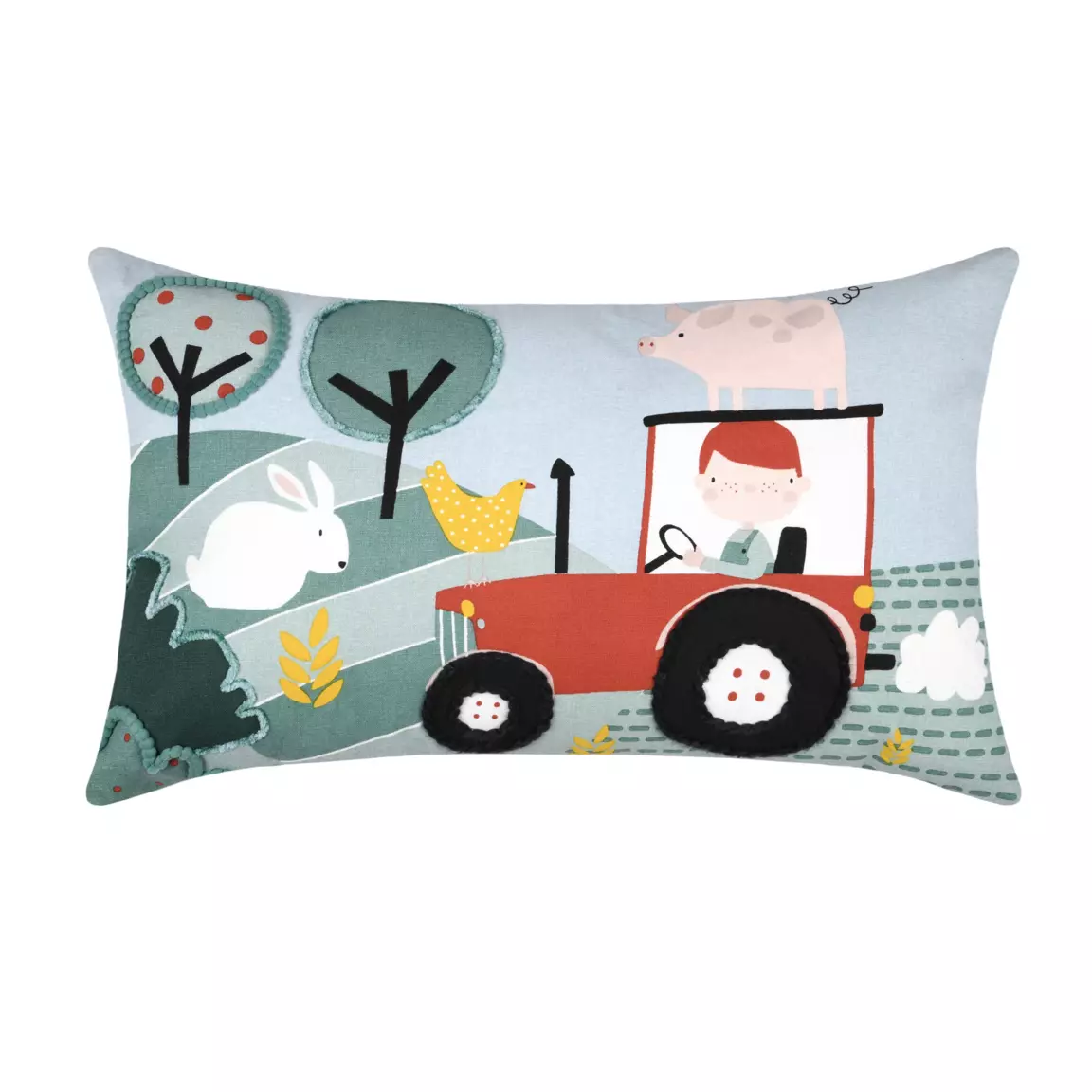 Coussin rectangulaire enfant (30 x 50 cm) Tom Multicolore