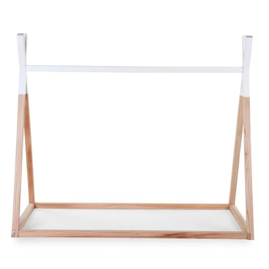 Tipi lit cabane 70x140   Naturel/Blanc        de               Childhome