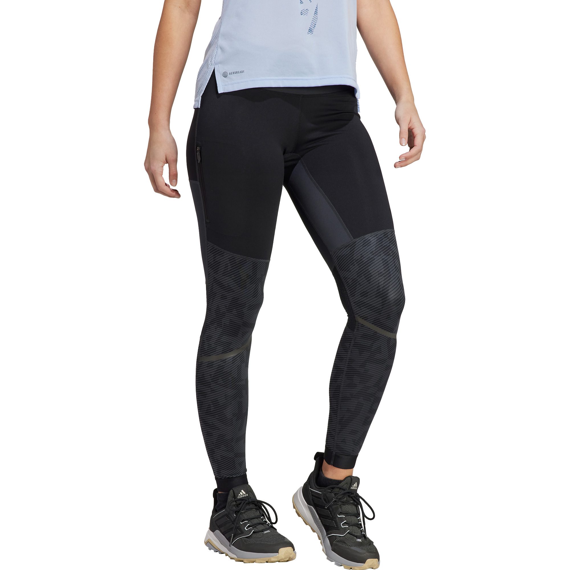 adidas TERREX Terrex Agravic Trailrunning-Tights Damen carbon