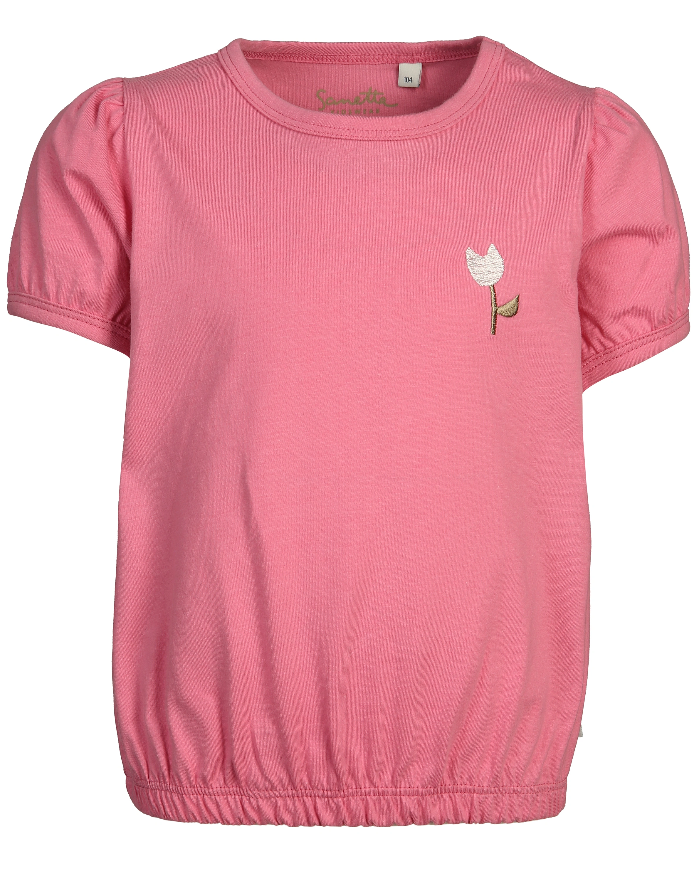 T-Shirt FLOWER UNI in pink hibiskus