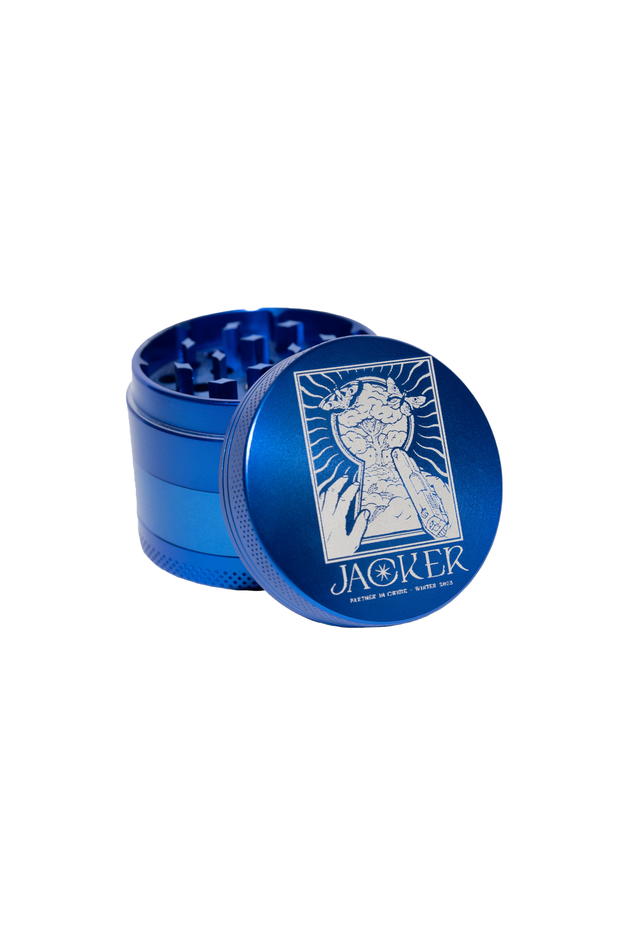 JACKER Grinder 50mm Paradise Bleu