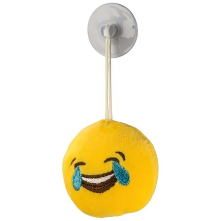 Macma Emoji Anhänger LOL aus Plüsch mit Saugnapf