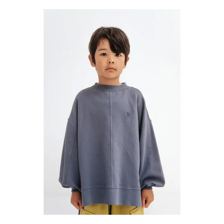 Repose AMS Sweat Coton Bio Boxy | Gris anthracite