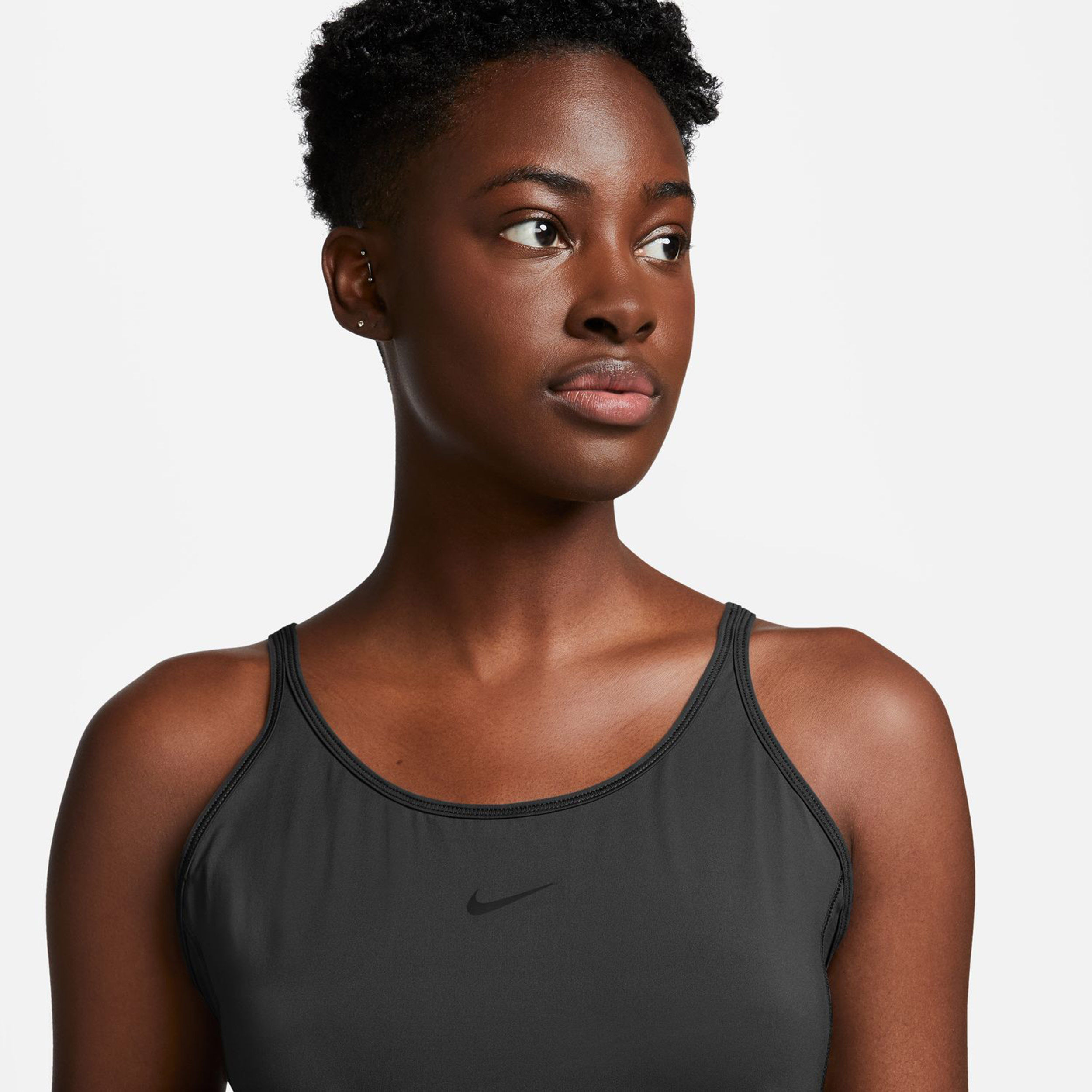 Nike One Classic Dri-Fit Strappy Débardeur Tank Top Femmes - Noir