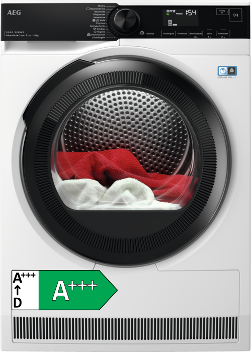 AEG 9000 AbsoluteCare® Plus TR9B75680 Heat pump dryer
