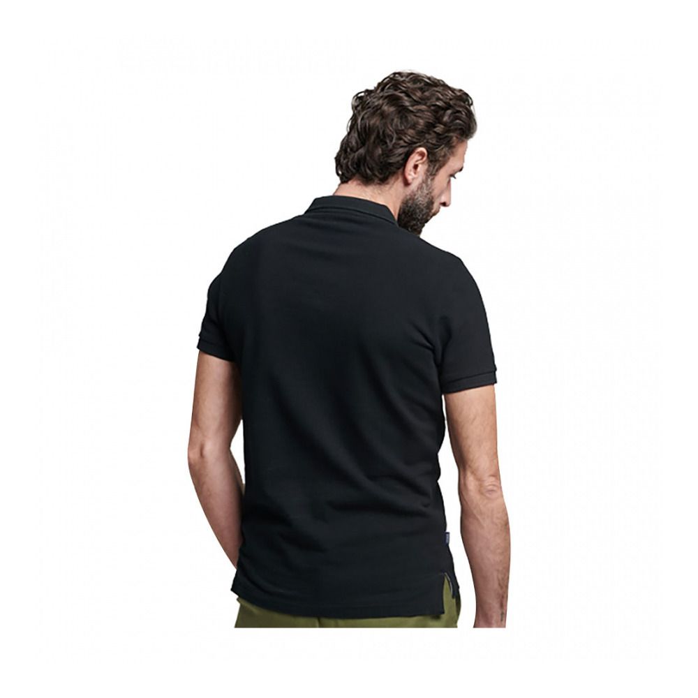 Superdry CLASSIC PIQUE - Polo Homme black