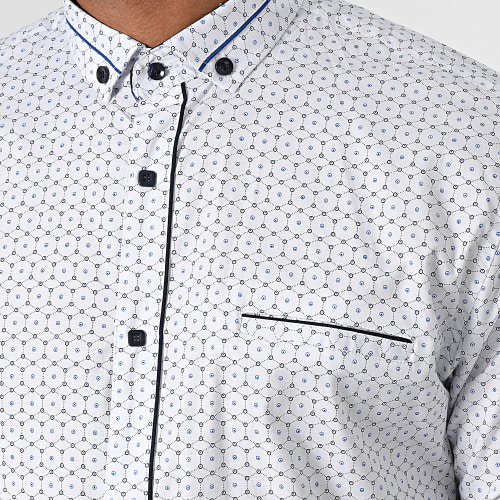 Chemise Manches Longues Blanc