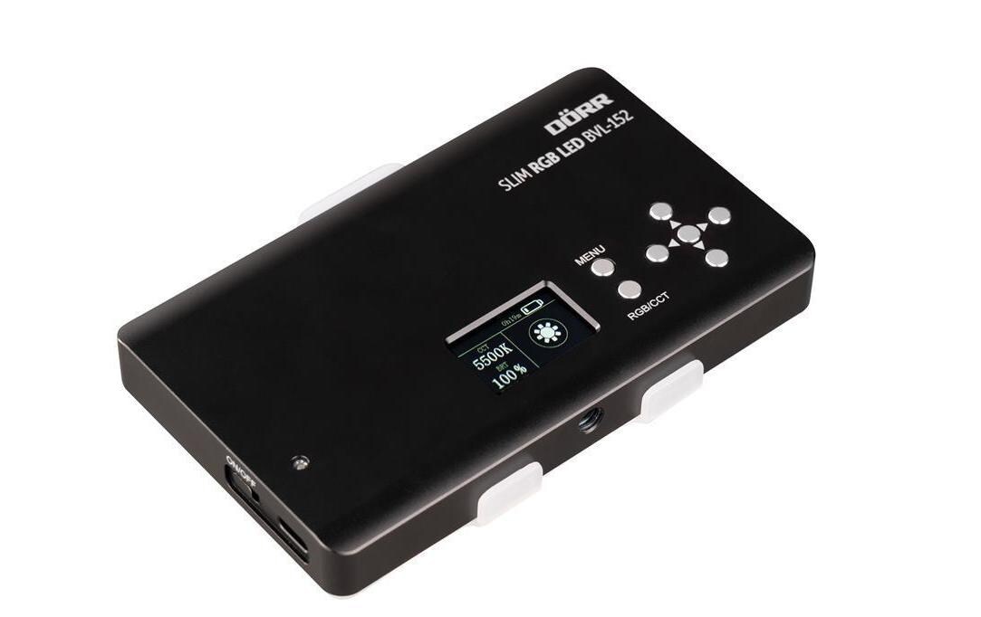 Videoleuchte BVL-152<br>Besonders flaches, kompaktes Videolicht