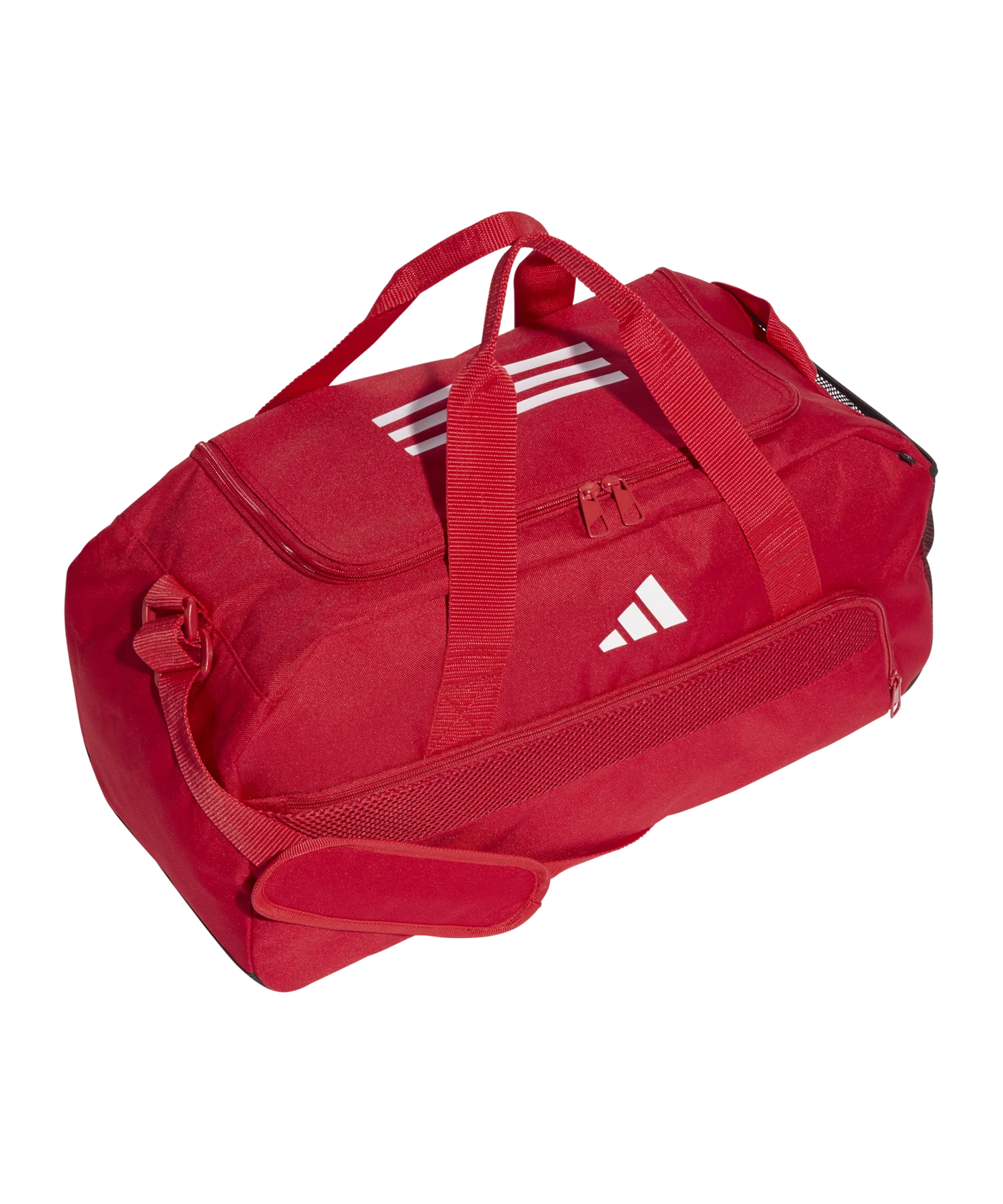 adidas Tiro League Duffel Bag Gr. S Rot Schwarz