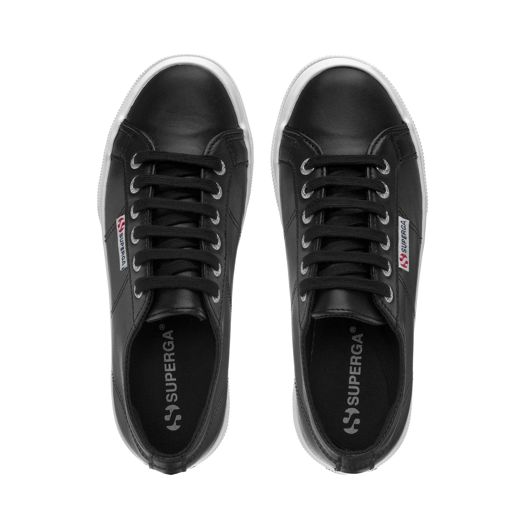 2740 PLATFORM NAPPA-BLACK-WHITE