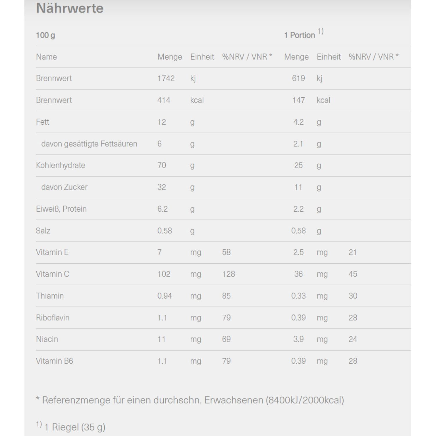 IsostarEnergy Riegel 35g