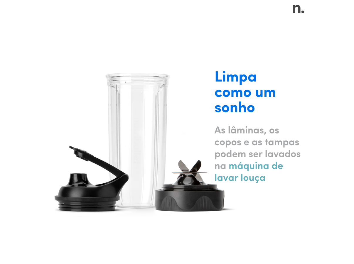 LIQUIDIFICADORA NUTRIBULLET NB1206DGCC 1200W 946ML CINZENTO